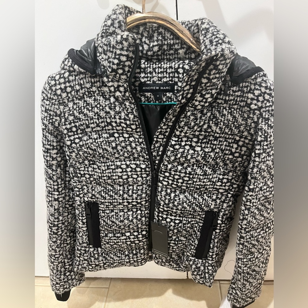 Andrew Marc wool puffer